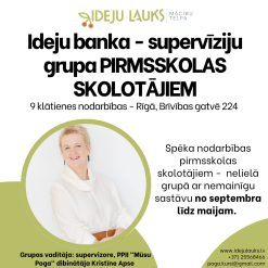 Ideju banka - pirmsskolas skolotājiem