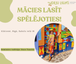 Mācies lasīt spēlējoties!