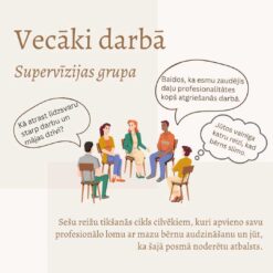 VECĀKI DARBĀ – supervīzijas grupa no 24. maija