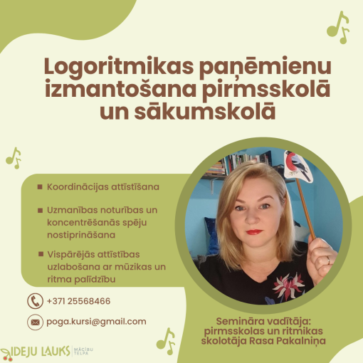 Logoritmikas paņēmieni pirmsskolā un sākumskolā
