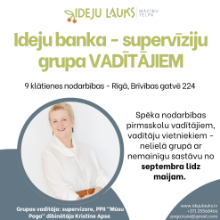 Ideju banka pirmsskolu vadītājiem