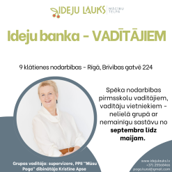 Ideju banka pirmsskolu vadītājiem
