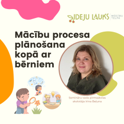 Mācību procesa plānošana kopā ar bērniem